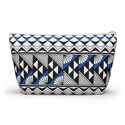 Sun and Rain in Blue Pouch w T-bottom