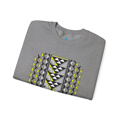 Sun and Rain in Yellow Unisex Sweatshirt