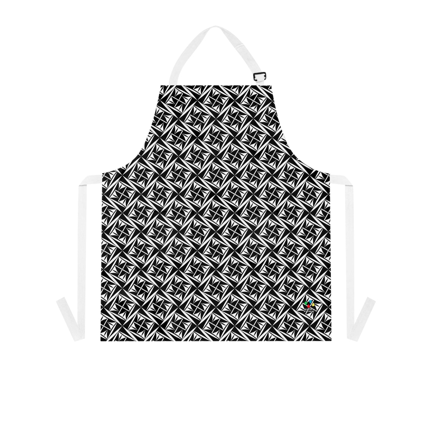 Sacred Winds in B/W Two Pocket Apron