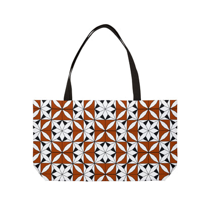Native Snowflake Weekender Tote Bag