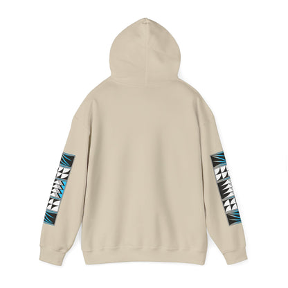 Blessed Feathers in Turquoise Unisex Hoodie