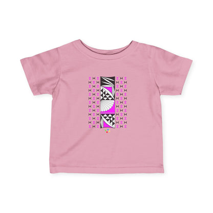 Pink Southwest Sunrise Infant Fine Jersey Tee