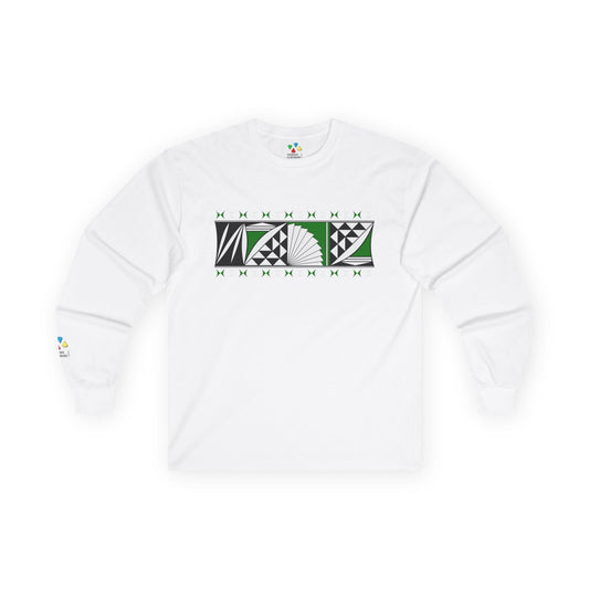 Southwest Sunrise in Green Unisex Long Sleeve Tee