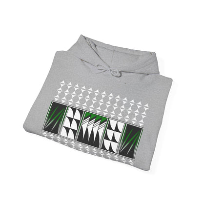 Blessed Feathers in Green Unisex Hoodie