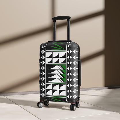 Blessed Feathers in Green Suitcases