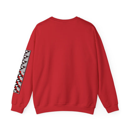 Sun and Rain in Red Unisex Sweatshirt