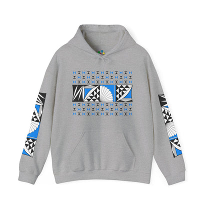 Southwest Sunrise in Sky Blue Unisex Hoodie