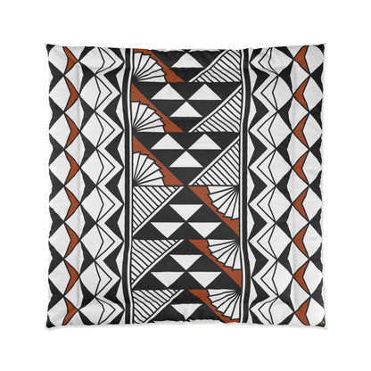 Southwest Rain and Sun in Rust Comforter