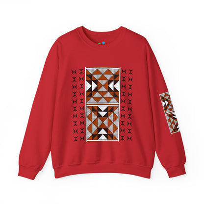 Sacred Mountains in Rust Unisex Sweatshirt