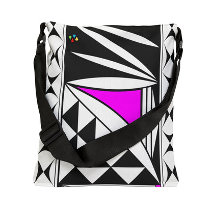 Pink Southwest Sunrise Adjustable Tote Bag