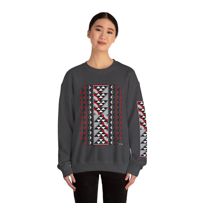 Sun and Rain in Red Unisex Sweatshirt
