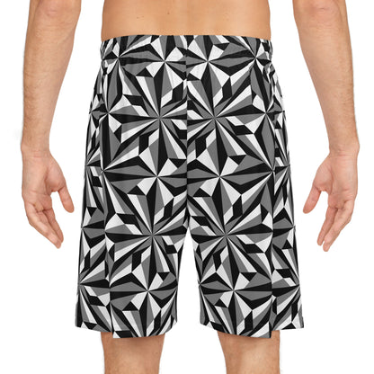 Desert Flowers in Gray Basketball Shorts