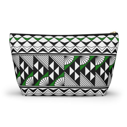 Sun and Rain in Green Pouch w T-bottom