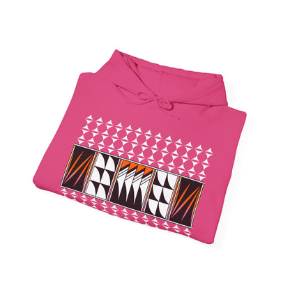 Blessed Feathers in Orange Unisex Hoodie