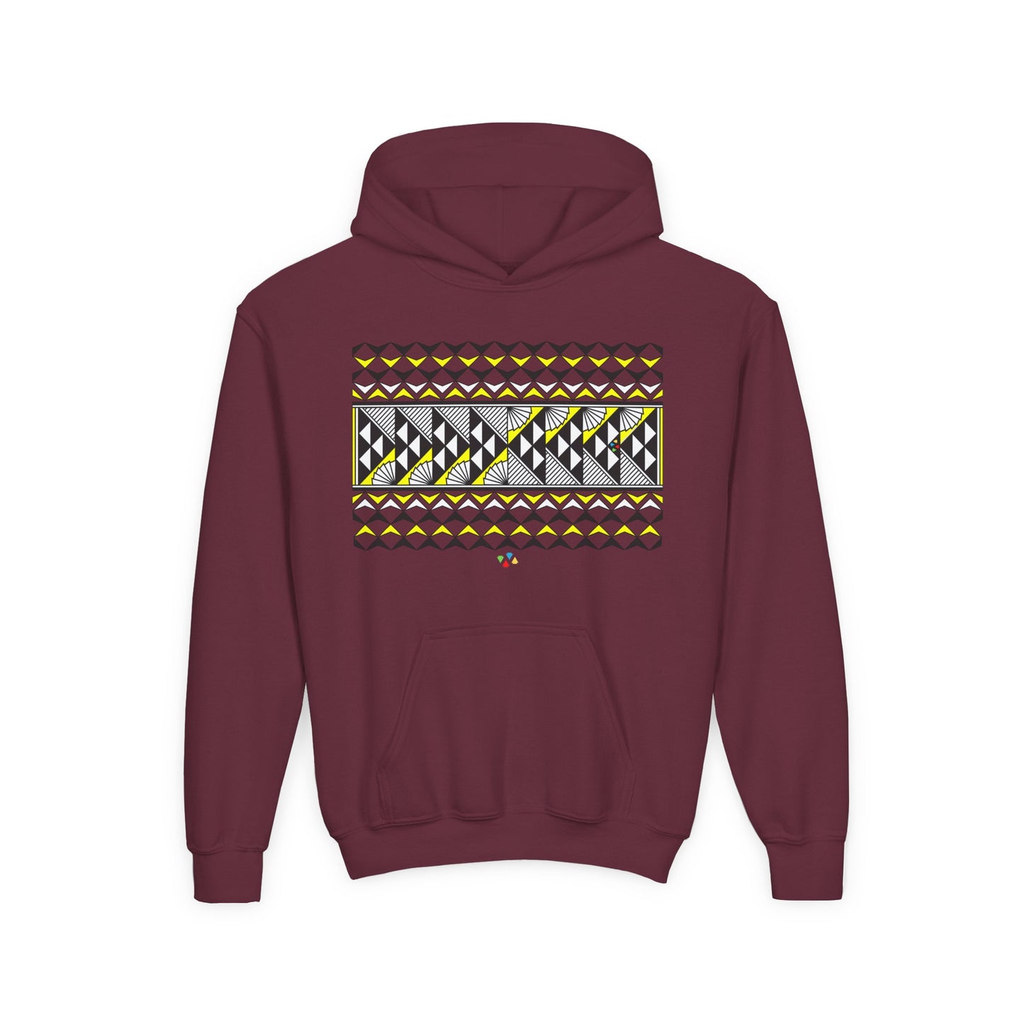 Yellow Rain and Sun Youth Heavy Blend Hooded Sweatshirt