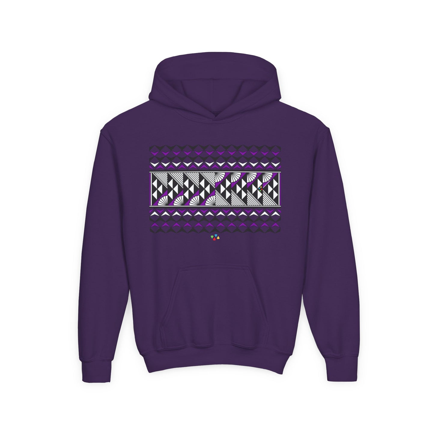 Purple Rain and Sun Youth Heavy Blend Hooded Sweatshirt