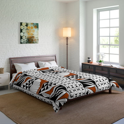 Southwest Sunrise in Rust Comforter