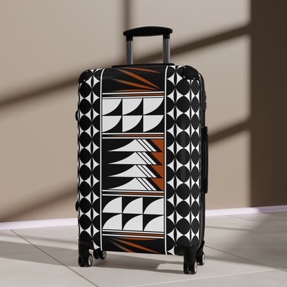 Blessed Feathers in Rust Suitcases