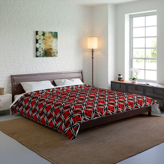 Sacred Winds in Red Comforter