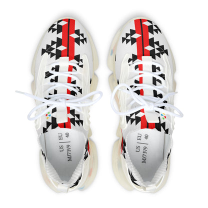 Native Stories - Red - Women's Mesh Sneakers