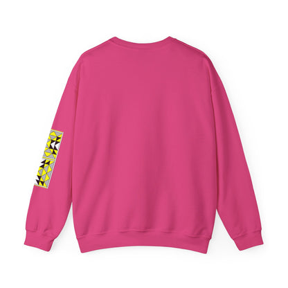 Sacred Mountains in Yellow Unisex Sweatshirt