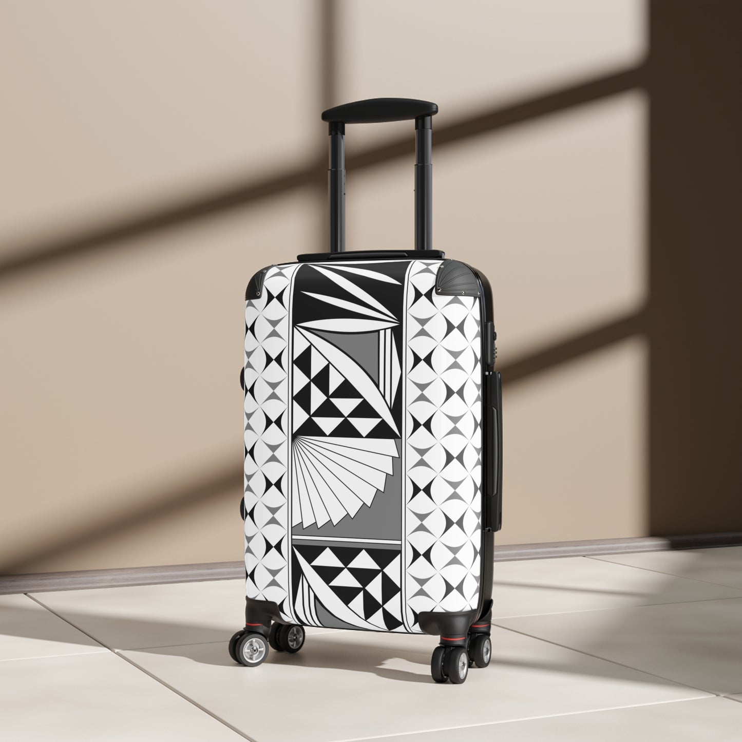 Gray Southwest Sunrise Suitcases