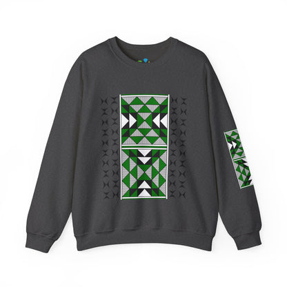 Sacred Mountains in Green Unisex Sweatshirt