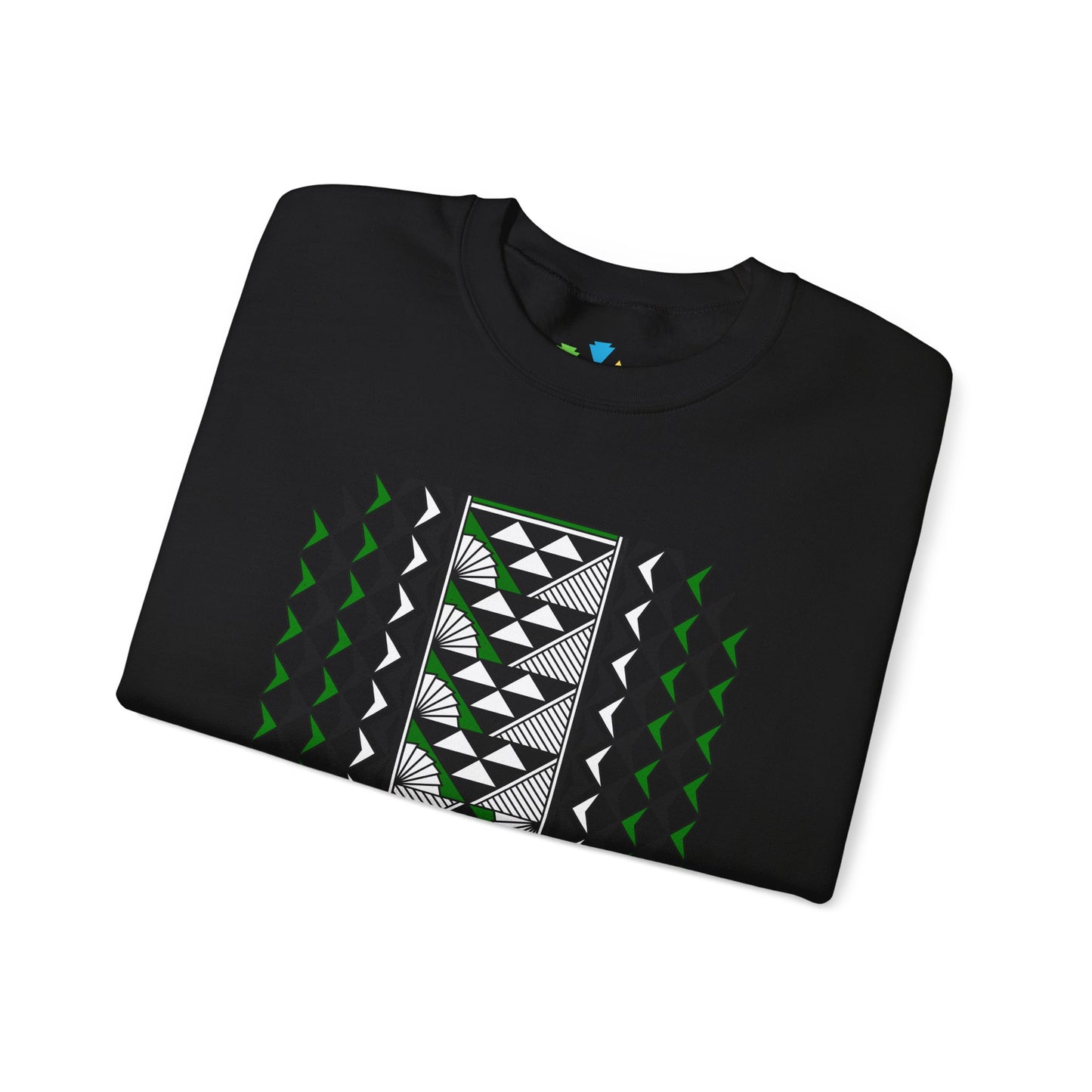 Sun and Rain in Green Unisex Sweatshirt