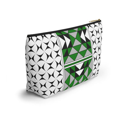 Sacred Mountains in Green Pouch w T-bottom