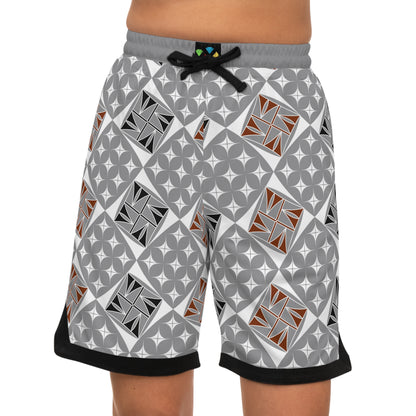 Sacred Universe in Gray Basketball Rib Shorts