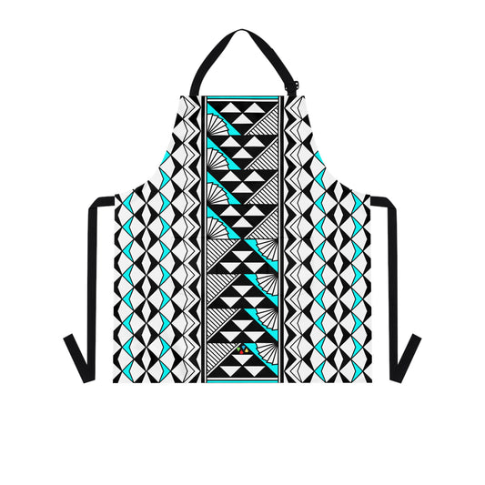 Turquoise Native Sun and Rain Two Pocket Apron