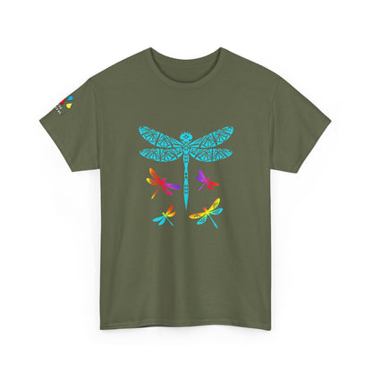 Rainbow Native Dragonfly Gildan Unisex Tee