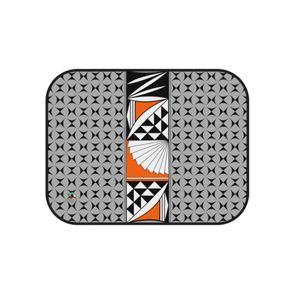 Southwest Sunrise in Orange Car Mats (Set of 4)