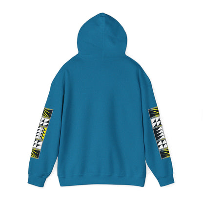 Blessed Feathers in Yellow Unisex Hoodie