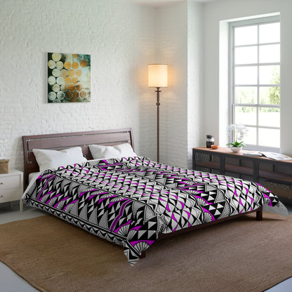 Southwest Rain and Sun in Pink Comforter