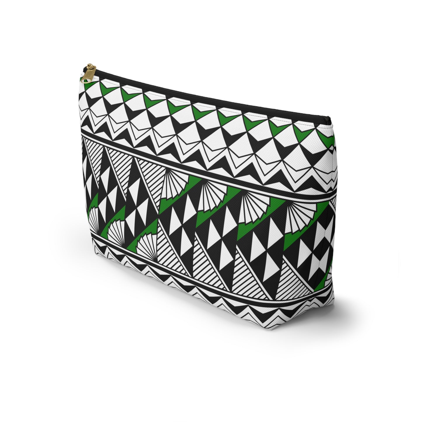 Sun and Rain in Green Pouch w T-bottom