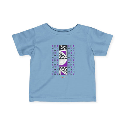 Purple Southwest Sunrise Infant Fine Jersey Tee