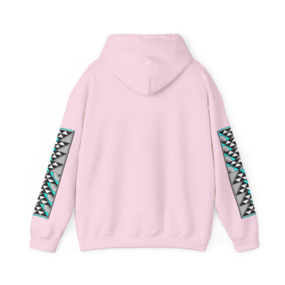 Sun and Rain in Turquoise Unisex Hoodie