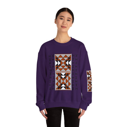 Sacred Mountains in Rust Unisex Sweatshirt