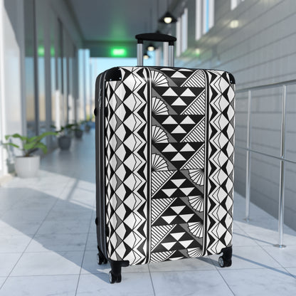 Southwest Rain and Sun in Gray Suitcases