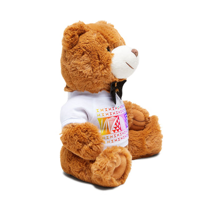 Rainbow Sunrise Teddy Bear with T-Shirt