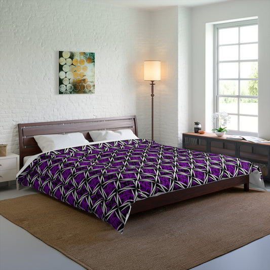 Sacred Winds in Purple Comforter