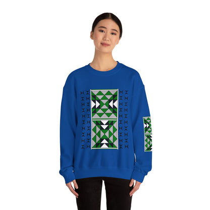 Sacred Mountains in Green Unisex Sweatshirt