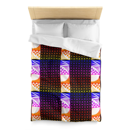 Rainbow Sunrise Microfiber Duvet Cover