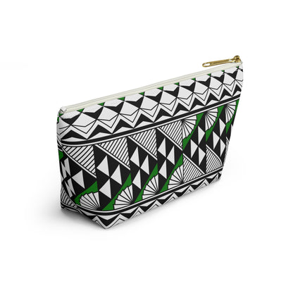 Sun and Rain in Green Pouch w T-bottom