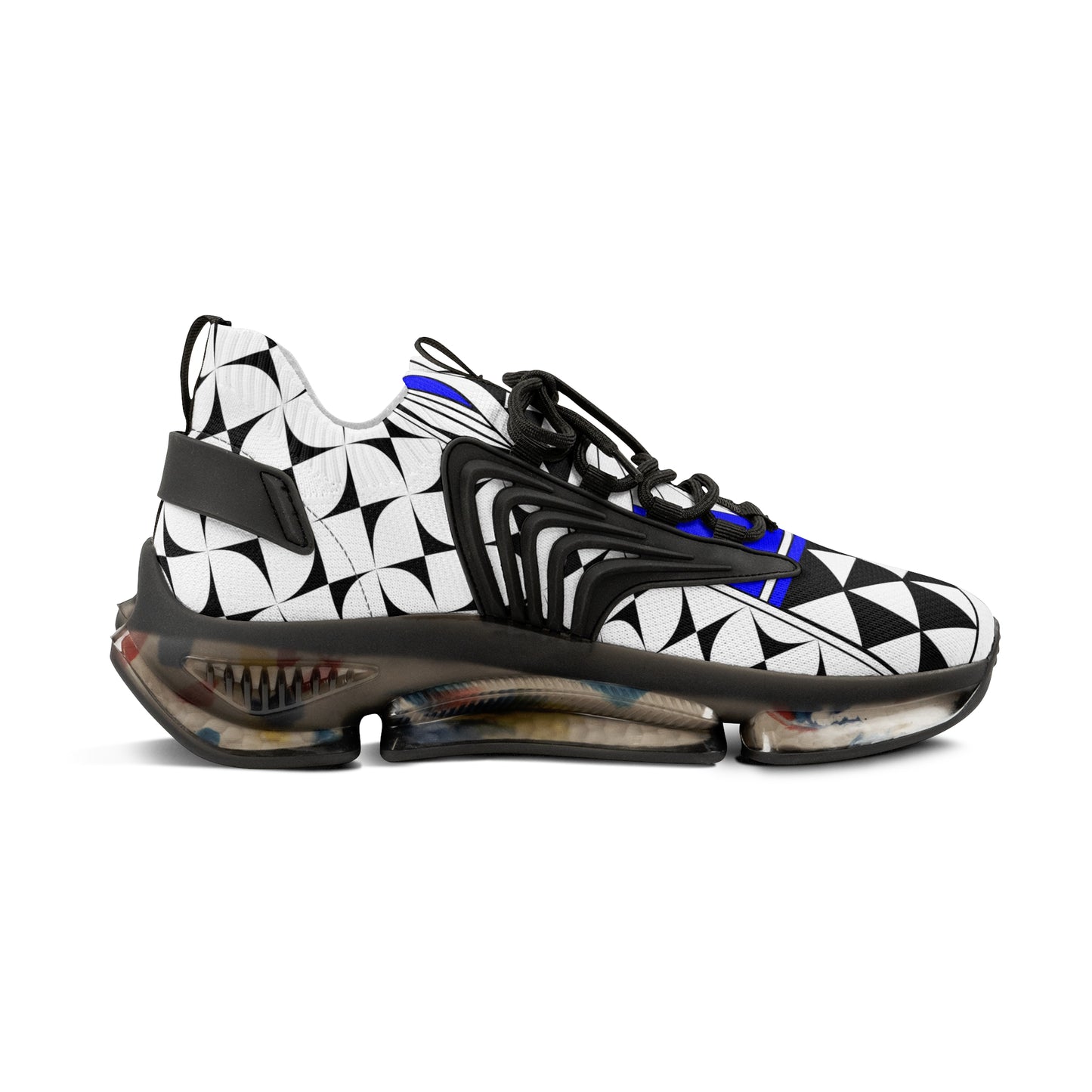 Southwest Sunrise in Cobalt Men's Mesh Sneakers