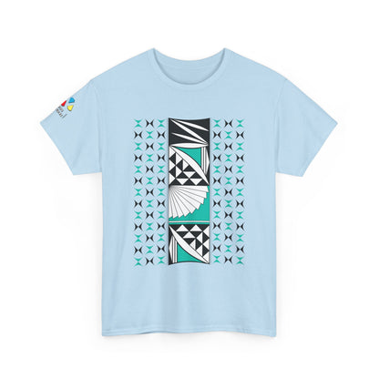 Southwest Sunrise in Aqua Gildan Unisex Tee