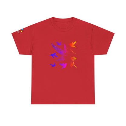 Rainbow Hummingbird Blessing Gildan Unisex Tee