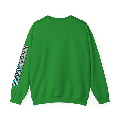 Sun and Rain in Turquoise Unisex Sweatshirt