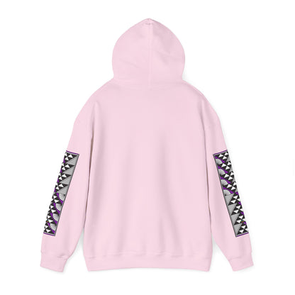 Sun and Rain in Purple Unisex Hoodie